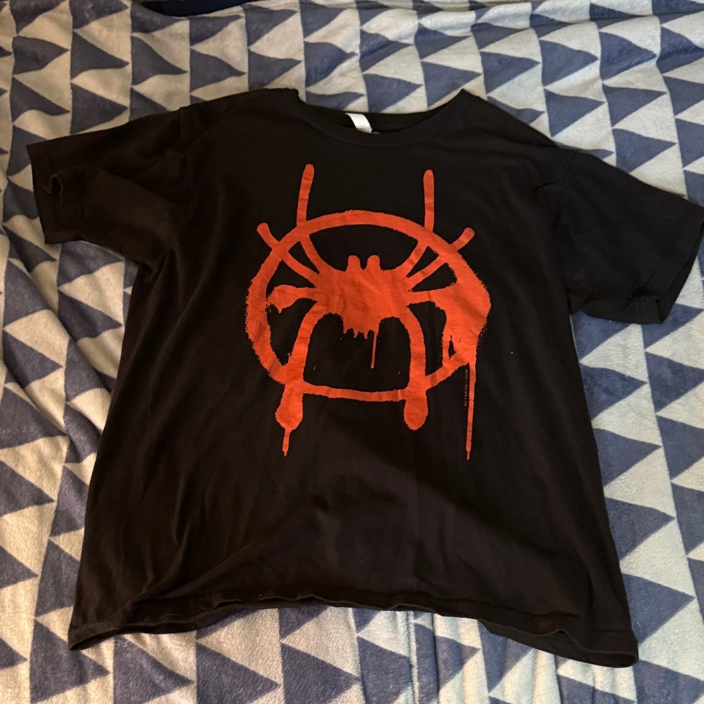 Into the Spiderverse Live Concert Black and Red Short Sleeve Tee